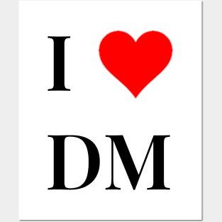 I<3DM Posters and Art